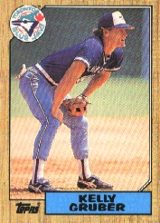 1987 Topps Baseball Cards      458     Kelly Gruber